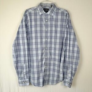 Lauren Ralph Lauren Black Label Shirt Mens XL Slim Fit Performance Stretch Plaid